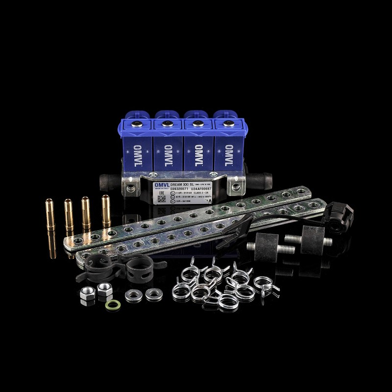 Рампа OMVL SL 4 цил. с монтажным к-том и крепежом Рампа OMVL SL 4 цил. с монтажным к-том и крепежом