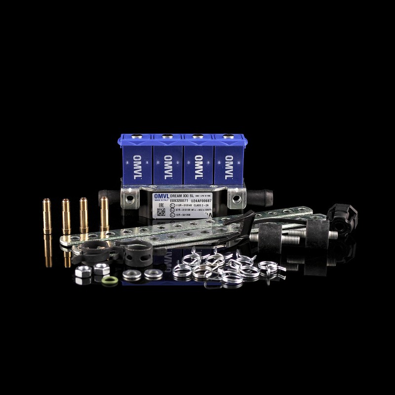 Рампа OMVL SL 4 цил. с монтажным к-том и крепежом Рампа OMVL SL 4 цил. с монтажным к-том и крепежом