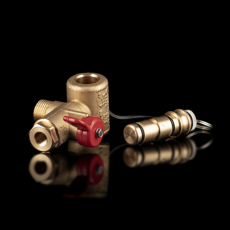 Вентиль заправочный метан EMER VALC470 с обратным клапаном M12*1  