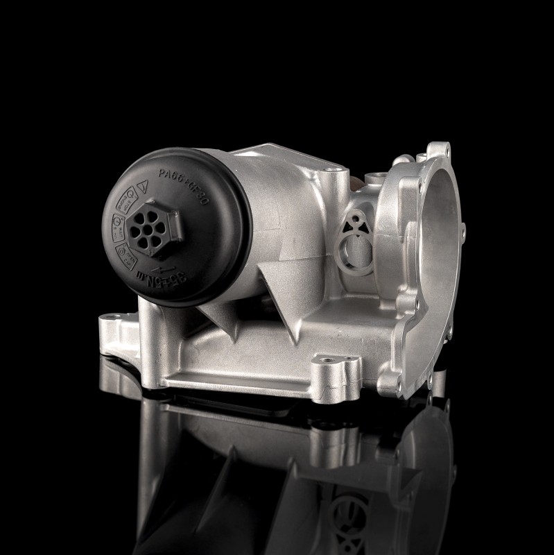 Масляный радиатор и фильтр в сборе 1001081032  