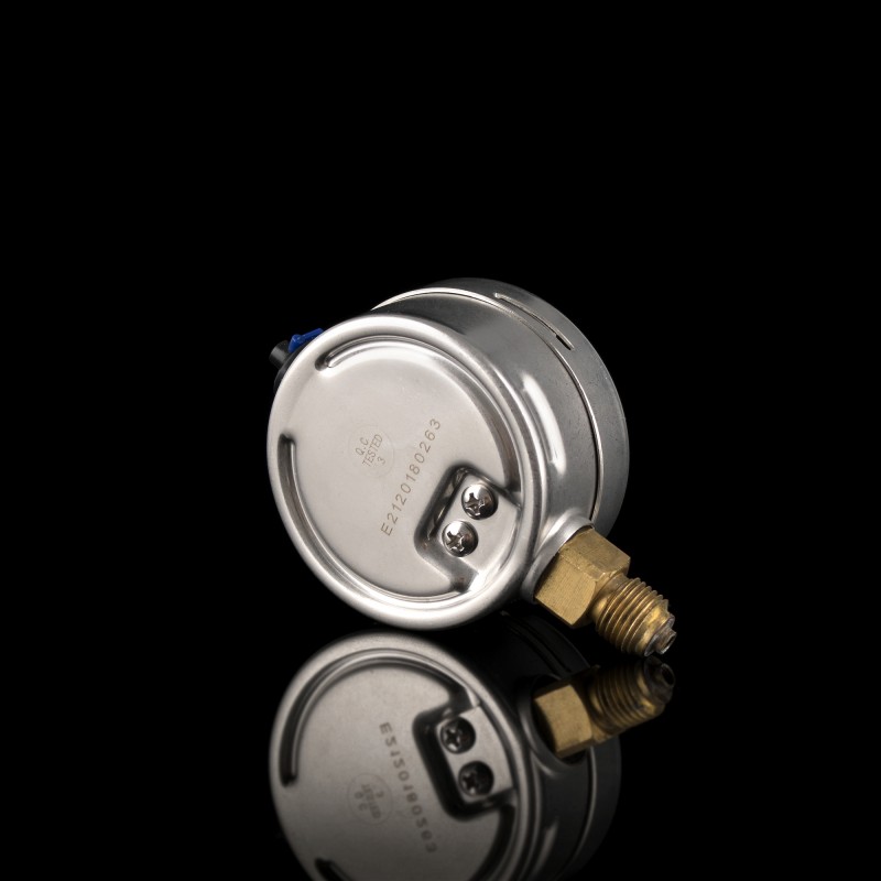 Манометр от 0 до 400бар из нержавеющей стали, D63мм, BSPP 1/4", Штуцер сн G22-S-4G-63A-400bar-VE-GW;  