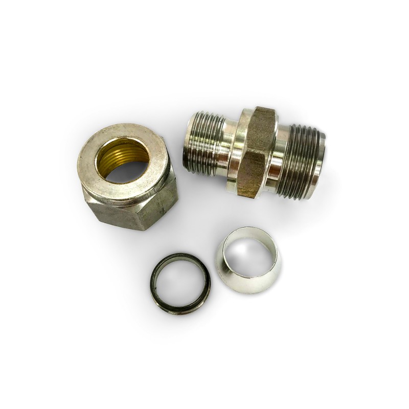 Штуцер с наружной резьбой Stainless Male Connector 12mm OD - 3/8"G SMC-12M-6GM-SS Штуцер с наружной резьбой Stainless Male Connector 12mm OD - 3/8"G SMC-12M-6GM-SS